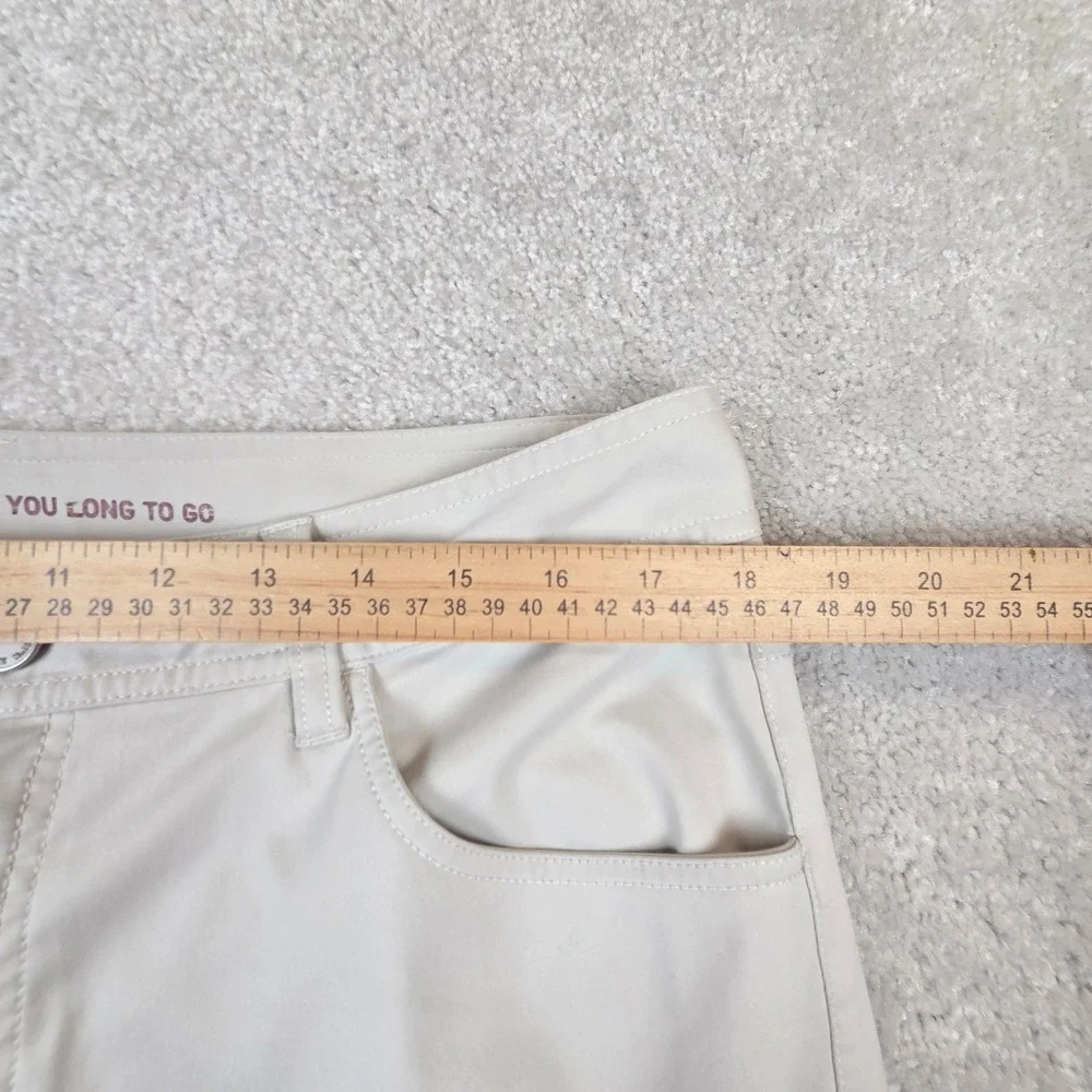 Rhone Commuter Pants Mens 35x29 Khaki Tan 5-Pocket Performance Chino